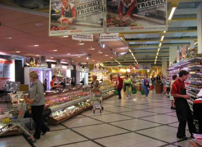 ルツェルンのスーパー