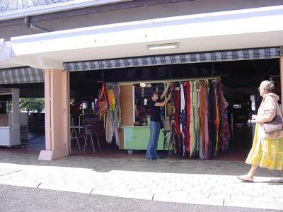 マルシェでカフェオーレ