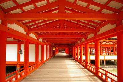 厳島神社　廻廊