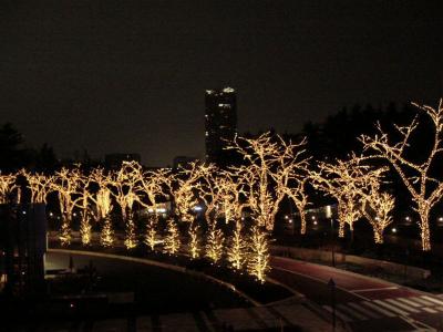 東京ミッドタウンのイルミネーション