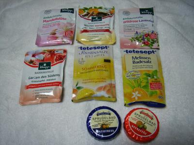 クナイプ等のバスソルト