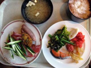 朝ごはんが美味しい