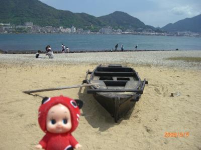 「巌流島」で武蔵気分