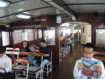 揺れと臭いに絶える数分間