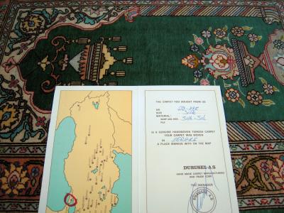 世界で最も高品質で芸術性の高いトルコ、ヘレケ（Ｈｅｒｅｋｅ）製 シルク絨毯