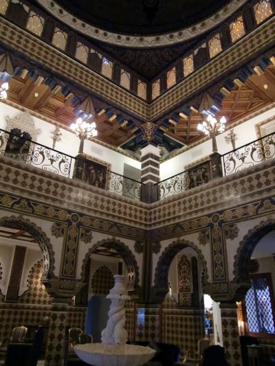 タイルがきれいなホテル