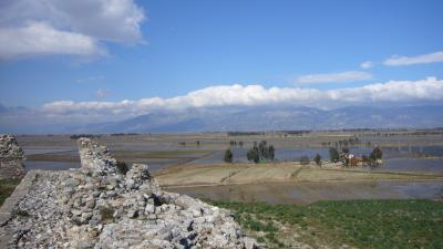 ズバリ、円形劇場裏！