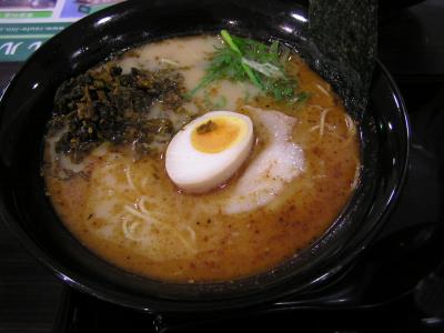九州自動車の宮原ＳＡの熊本ラーメン