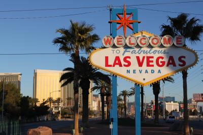 午前の早い時間がオススメ！「welcome to Las Vegas」 