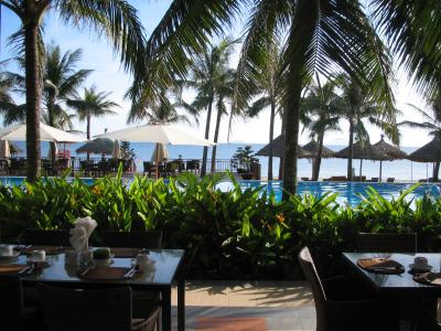 リゾート感たっぷりのホテルです