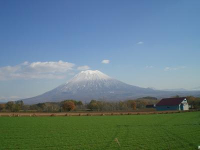 露天風呂から羊蹄山を