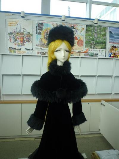 メーテルが迎えてくれる空港