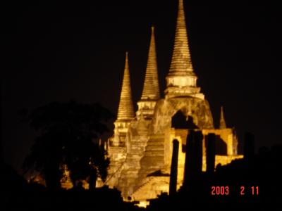 ライトアップに感動