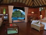 水上コテージのお部屋