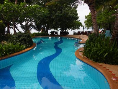 プールは大きくもなく狭くもなく