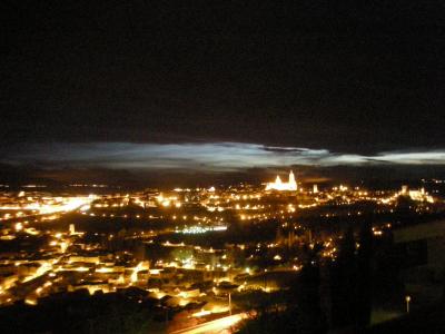 部屋のテラスからの夜景