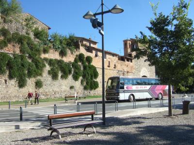 フィレンツェからサン・ジミニャーノへ路線バスで移動