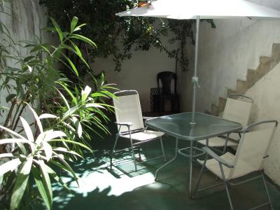 日当たりが良い中庭