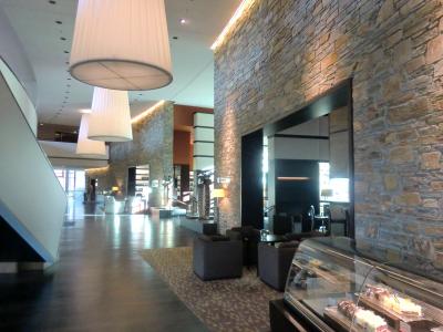 ホテルのロビーです！