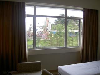 窓も大きいのですが、景色が問題