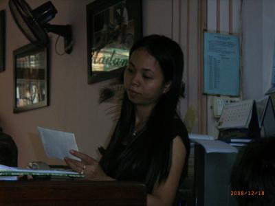 ホテルを仕切るベトナム美人！