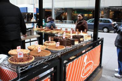 オレンジ・ストライプが目印、New Yorkチーズ・ケーキの有名店