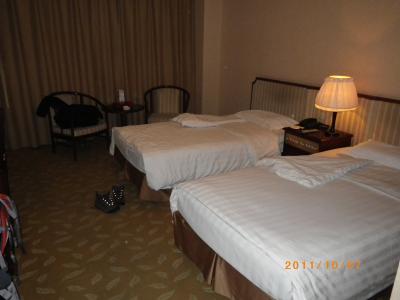 広さは十分。調度品も豪華。ちょっと古さがでていますが。