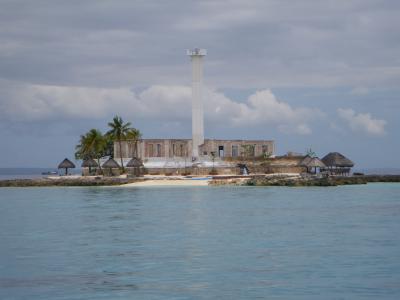 ホテルからボートで３０分位の所にあるキャピタンシリオ島です。