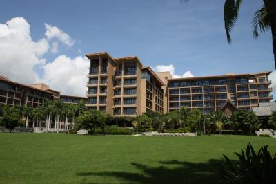 海側から見たホテル