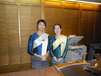 親切なフロントスタッフ