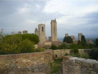 サンジミニャーノの絶景ポイント