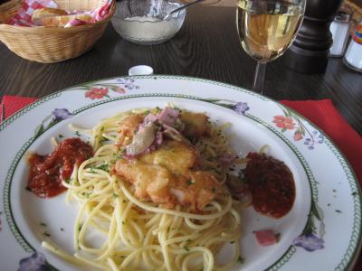 夕食のコース料理はかなり美味しかったです！