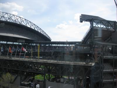 部屋の窓からこんなにも近くに見えます！