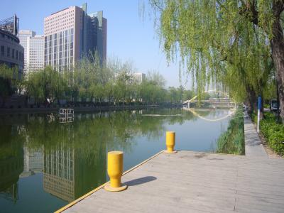 ホテル周辺は朝の散歩にちょうどいい場所です