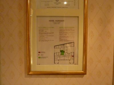 ホテルナポレオン　部屋配置図