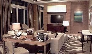 マリーナベイサンズのクラブスイートルーム