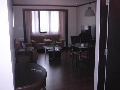 リビングルームだけでもかなり広い