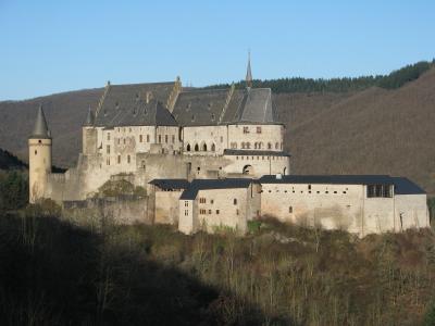 ホテルの部屋からのヴィアンデン城アップです。