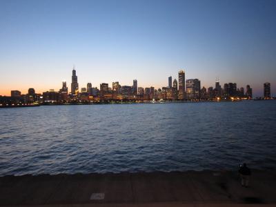 ダウンタウンの夜景