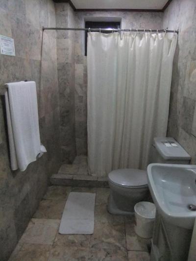 シャワールームは写真より広く感じますが客室に比べると劣ります