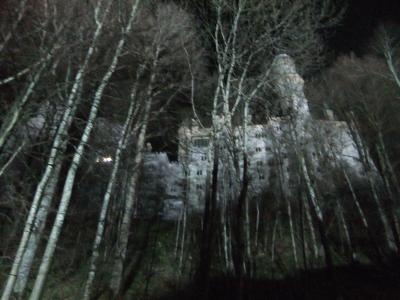 ホテルからこの距離にお城があるので、ライトアップも見えますよ