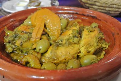 レモンチキンのタジン