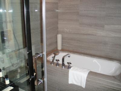 バスとシャワー独立型。日本人には嬉しい。