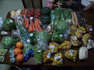 野菜・果物が安い！