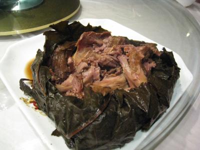 杭州の名物、こじき鶏