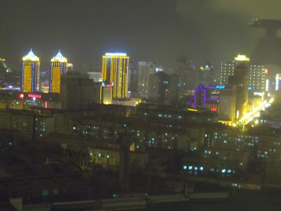 室内より・・中央大街方面夜景