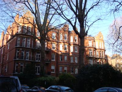 朝のホテルの向かい側です。