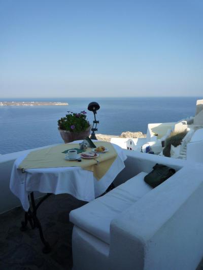 ただ、この眺めの中の朝食は最高でした☆