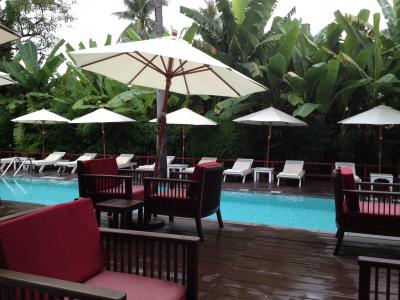 プールです。こじんまりとして過ごしやすいです。