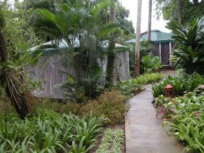 アンサナスパは独立したいくつかの棟になっています。